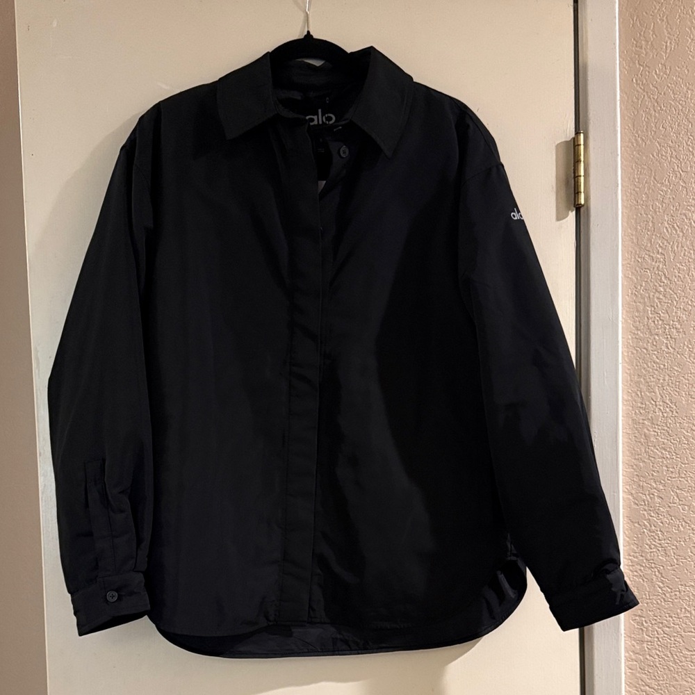 Alo Yoga Socialite Shacket – Black – Size S – NWT
